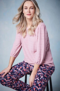 Animal Print Jersey Harem Pants -Mod Vanta Sales Store 22 11 15 BonMarche SS23 SHOT019 0109