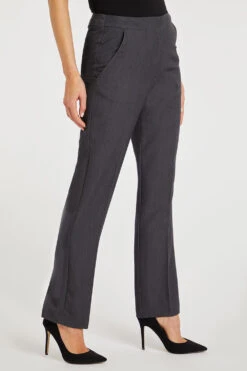 Fly Front Straight Leg Trousers -Mod Vanta Sales Store 900138733 alt3