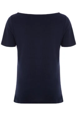 Boat Neck Plain T-Shirt -Mod Vanta Sales Store 900160653 alt2