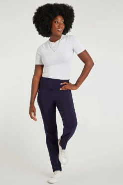 Slim Leg Elasticated Waist Trousers -Mod Vanta Sales Store 900224253 alt1