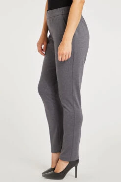 Tapered Leg Plain Ponte Trousers -Mod Vanta Sales Store 900224733 alt3