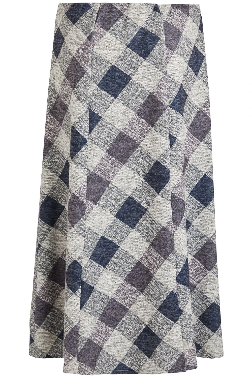 Check Soft Touch Panelled Skirt 5 Check Soft Touch Panelled Skirt - Image 3