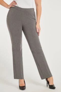 Straight Leg Elasticated Trousers