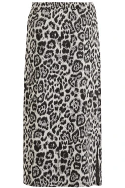Animal Print Jacquard Straight Skirt -Mod Vanta Sales Store 900265307 alt2