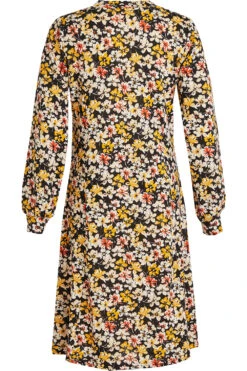 Ditsy Print Soft Touch Swing Dress -Mod Vanta Sales Store 900267807 alt2