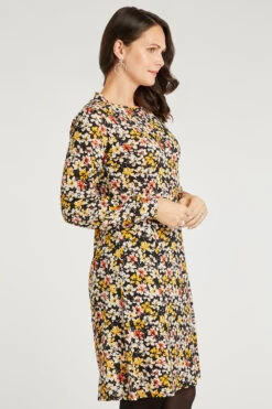 Ditsy Print Soft Touch Swing Dress -Mod Vanta Sales Store 900267807 alt4