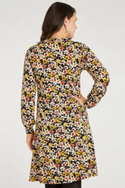 Ditsy Print Soft Touch Swing Dress -Mod Vanta Sales Store 900267807 alt5