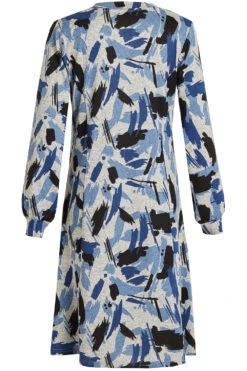 Large Dash Print Soft Touch Swing Dress -Mod Vanta Sales Store 900267933 alt2