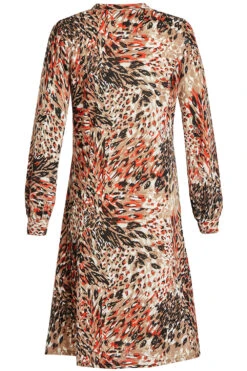 Rust Animal Print Soft Touch Dress 11 Rust Animal Print Soft Touch Dress -Mod Vanta Sales Store 900268073 alt2