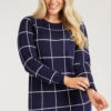 Grid Checked Tunic