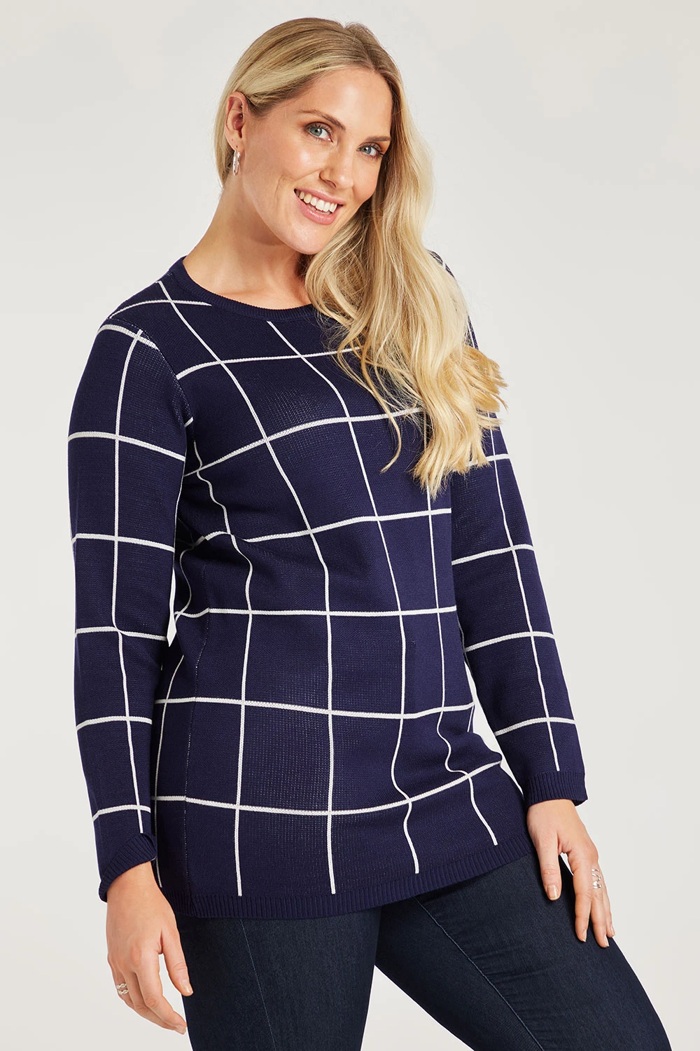 Grid Checked Tunic 7 Grid Checked Tunic - Image 5