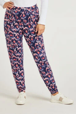 Animal Print Jersey Harem Pants -Mod Vanta Sales Store 900285353 alt31