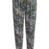 Ditsy Print Jersey Harem Pants