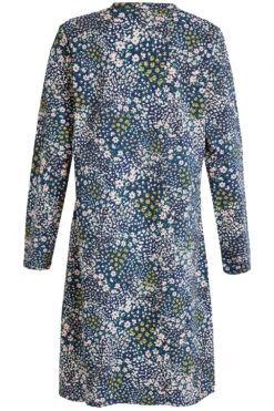 Ditsy Print Notch Neck Dress With Patch Pocket Detail -Mod Vanta Sales Store 900287153 alt2