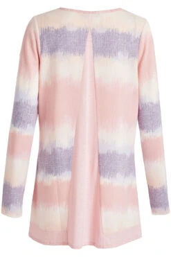 Long Sleeve Striped Soft Touch Tunic 14 Long Sleeve Striped Soft Touch Tunic -Mod Vanta Sales Store 900289163 alt2