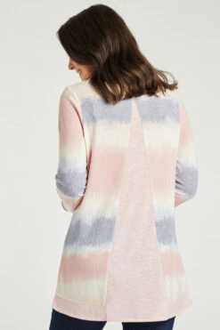 Long Sleeve Striped Soft Touch Tunic 19 Long Sleeve Striped Soft Touch Tunic -Mod Vanta Sales Store 900289163 alt51