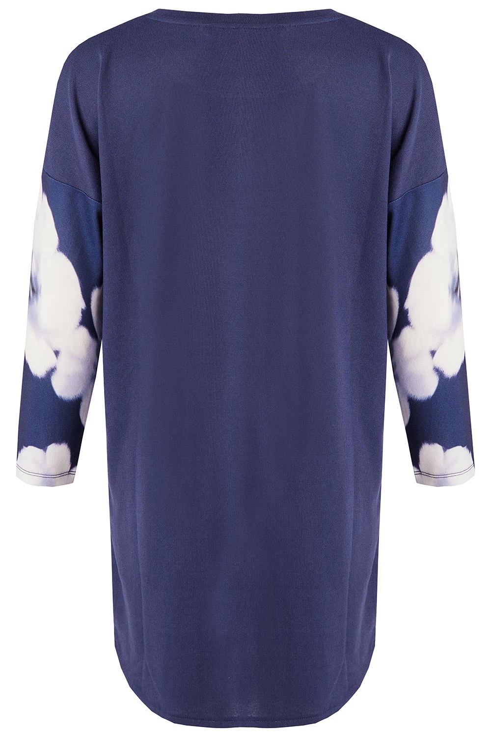 3/4 Sleeve Large Floral Print Soft Touch Tunic 5 3/4 Sleeve Large Floral Print Soft Touch Tunic - Image 3