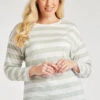 Long Sleeve Printed Stripe T-Shirt