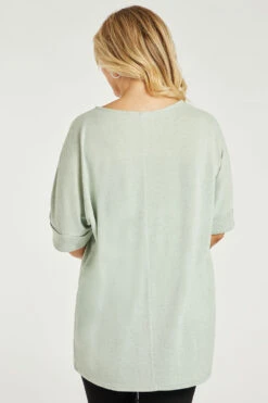 3/4 Sleeve Sequin Star Soft Touch Top -Mod Vanta Sales Store 900290977 alt51