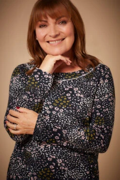 Long Sleeve Ditsy Patchwork Blouse -Mod Vanta Sales Store 9002925202