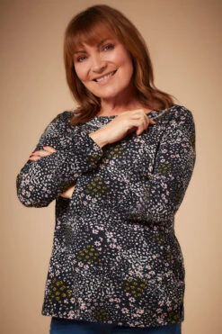 Long Sleeve Ditsy Patchwork Blouse -Mod Vanta Sales Store 9002925203