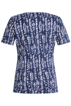 Short Sleeve Wild Seed Print Notch Neck T-Shirt -Mod Vanta Sales Store 900294453 alt2