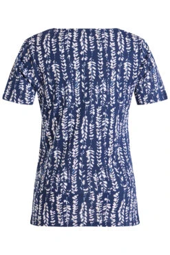 Short Sleeve Wild Seed Print Square Neck Top -Mod Vanta Sales Store 900296053 alt2