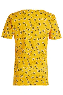 Short Sleeve Dandelion Print Square Neck Top -Mod Vanta Sales Store 900296497 alt2