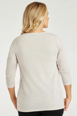 3/4 Sleeve Ditsy Fleur Print Tie Waist Top -Mod Vanta Sales Store 900296952 alt5