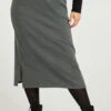 Plain Brushback Fabric Skirt -Mod Vanta Sales Store 900299733 alt3