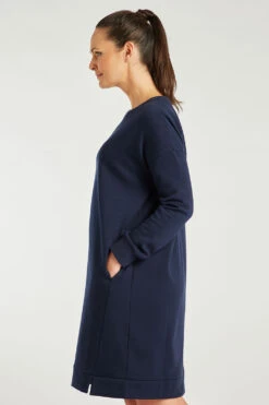 DASH - Plain Brushback Sweater Dress -Mod Vanta Sales Store 900301553 alt4