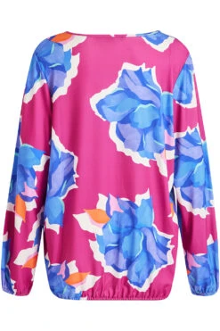 Long Sleeve Abstract Flower Wrap Top 13 Long Sleeve Abstract Flower Wrap Top -Mod Vanta Sales Store 900309663 alt2