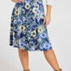 Large Floral Print Midi Skirt -Mod Vanta Sales Store 900311153 alt31