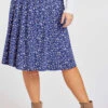 Ditsy Floral Design Midi Skirt -Mod Vanta Sales Store 900311253 alt31