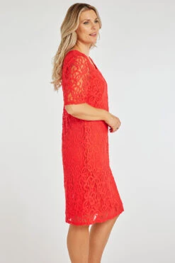 Short Sleeve Lace Dress -Mod Vanta Sales Store 900311821 alt3
