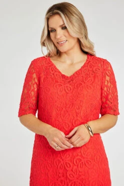 Short Sleeve Lace Dress -Mod Vanta Sales Store 900311821 alt5