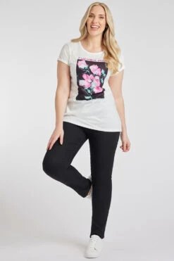 Short Sleeve Fuchsia Pink Design Top -Mod Vanta Sales Store 900313844 alt11