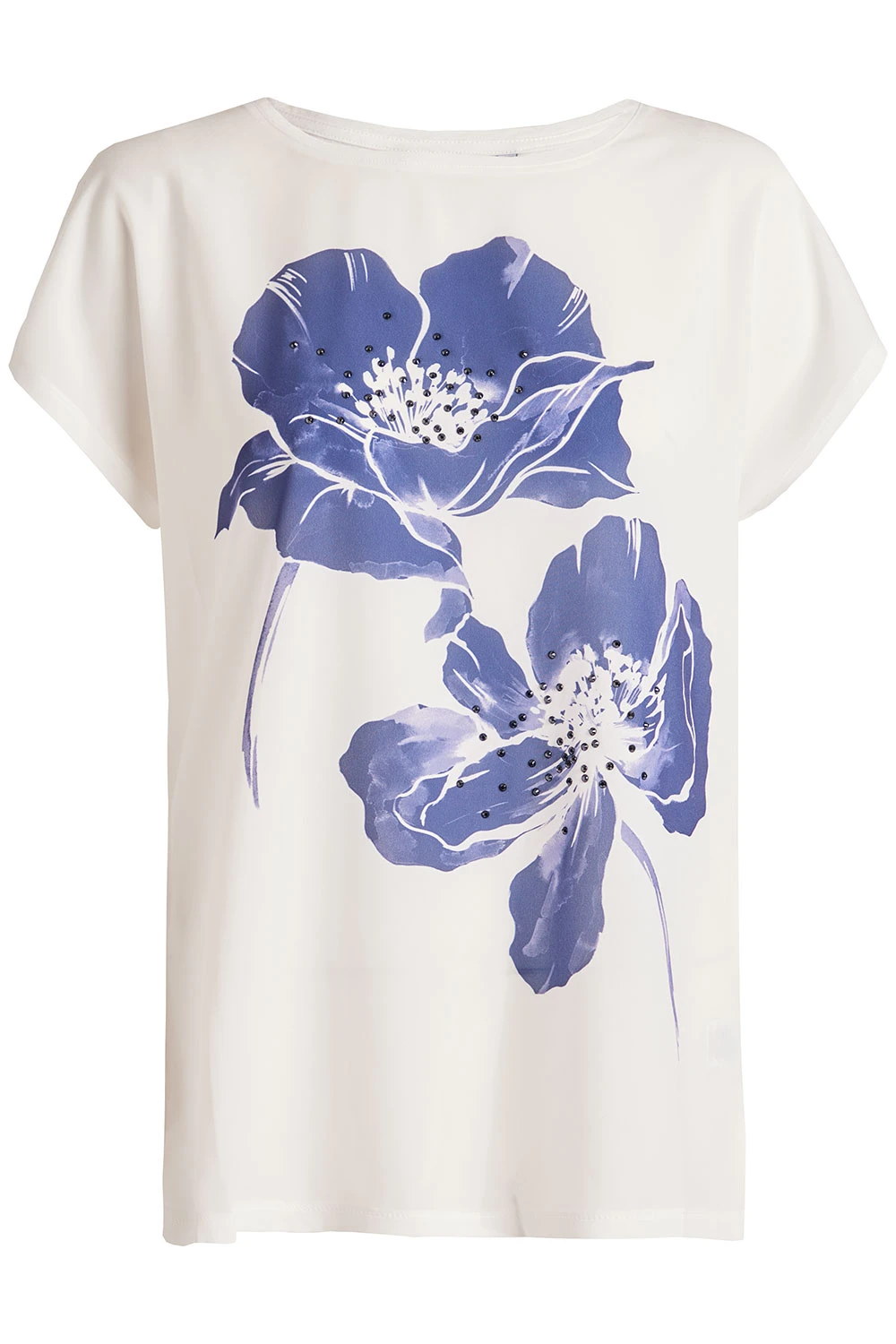 Short Sleeve Large Floral Print Top 4 Short Sleeve Large Floral Print Top - Image 2