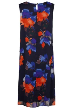 Sleeveless Split Layer Floral Dress -Mod Vanta Sales Store 900314953 alt2