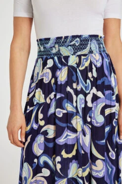 Paisley Swirl Crinkle Tiered Skirt -Mod Vanta Sales Store 900337253 alt4