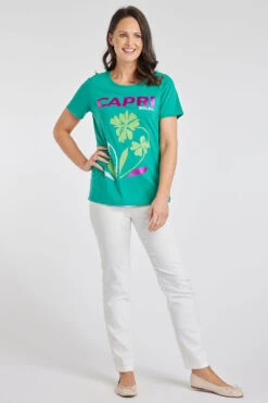 Short Sleeve Capri Top -Mod Vanta Sales Store 900339031 alt1