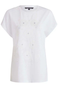 Short Sleeve Tonal Embroidery T-Shirt -Mod Vanta Sales Store 900343893 default