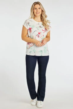 Short Sleeve Woven Floral Top -Mod Vanta Sales Store 900344093 alt11