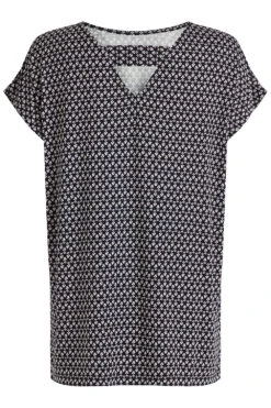 Short Sleeve Bar Back Foulard T-Shirt -Mod Vanta Sales Store 900344507 alt2