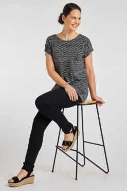 Short Sleeve Bar Back Foulard T-Shirt -Mod Vanta Sales Store 900344507 alt5