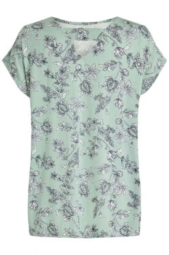 Short Sleeve Bar Back Floral T-Shirt -Mod Vanta Sales Store 900344639 alt2