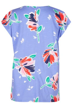 Short Sleeve Large Spaced Floral T-Shirt 10 Short Sleeve Large Spaced Floral T-Shirt -Mod Vanta Sales Store 900347909 alt21