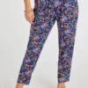 Multi Ditsy Print Woven Harem Pants 1 Multi Ditsy Print Woven Harem Pants -Mod Vanta Sales Store 900352953 alt1