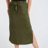 Paneled Straight Skirt