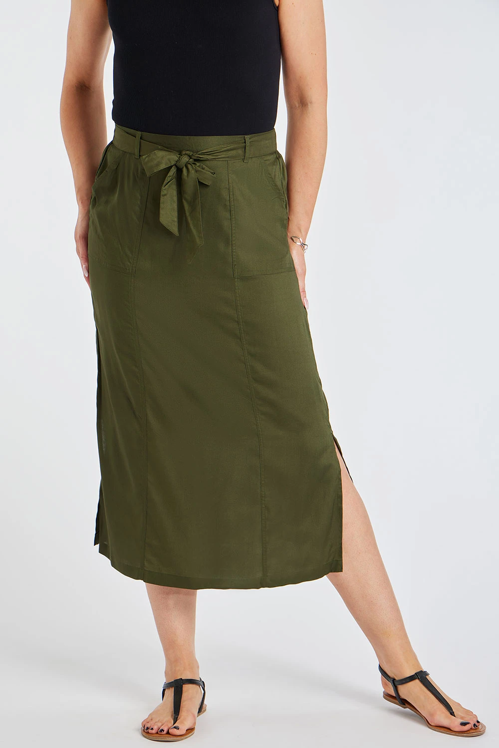 Paneled Straight Skirt 3 Paneled Straight Skirt